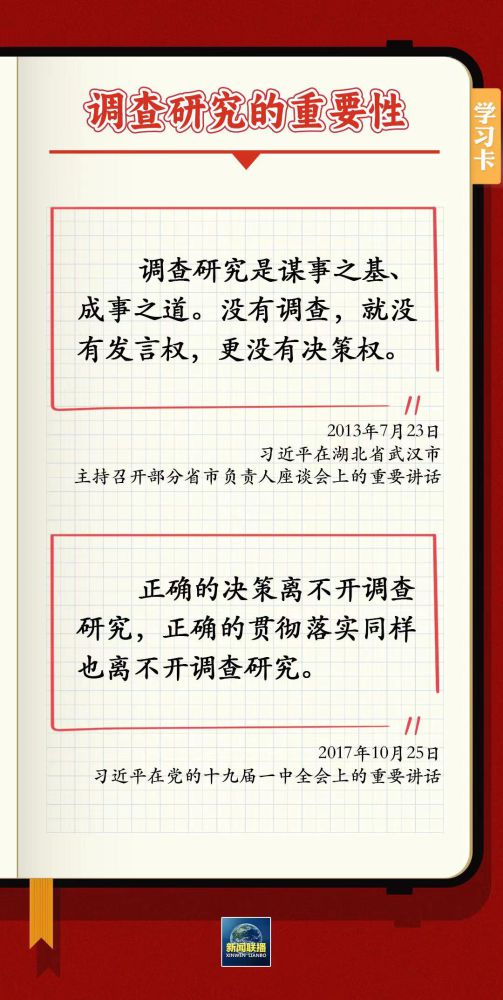 學習卡丨如何深入調查研究？跟總書記學習&ldquo;五字訣&rdquo;